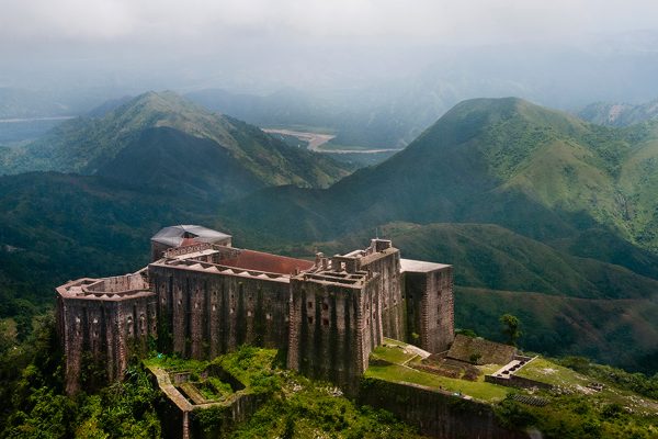 The Citadelle fortress in northern Haiti is five miles uphill from the town of Milot.